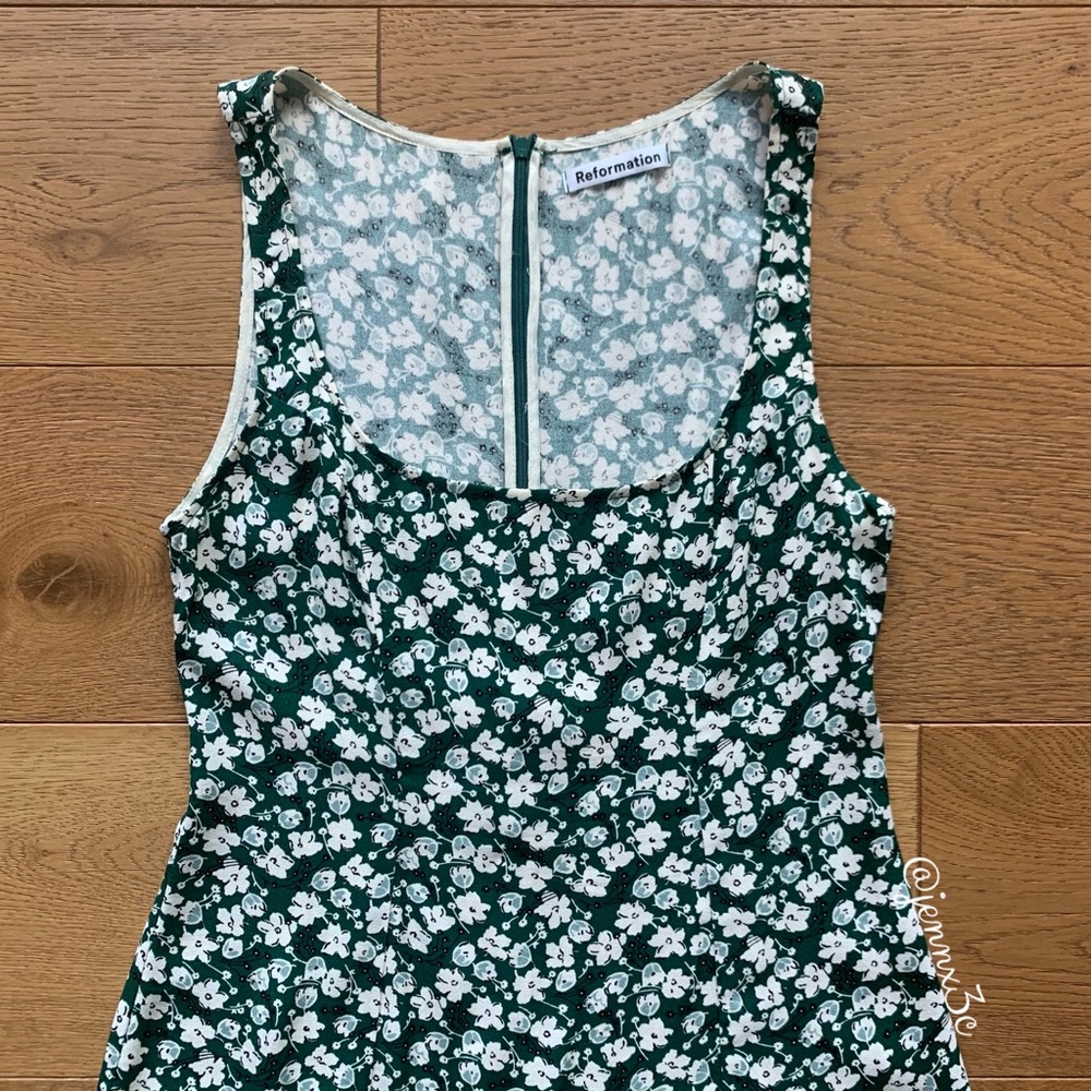 ❌[SOLD]❌Reformation Noha Dress || Cilantro - Picture 5 of 16